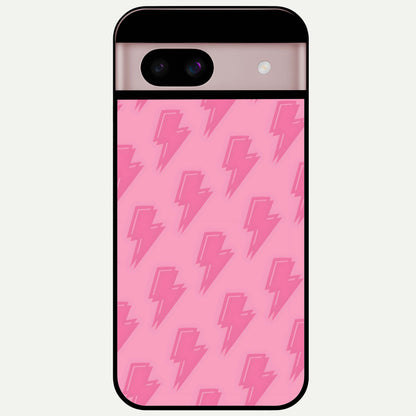  Pink Moo Magic Glass Case For Google Pixel 8 back cover – full design glossy printed glass finish
