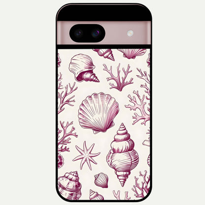  Pink Power Sparks Glass Case For Google Pixel 8 back cover – full design glossy printed glass finish