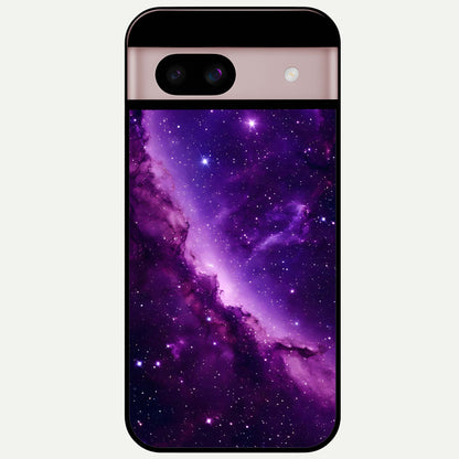  Purple Shade Sky Glass Case For Google Pixel 8 back cover – full design glossy printed glass finish