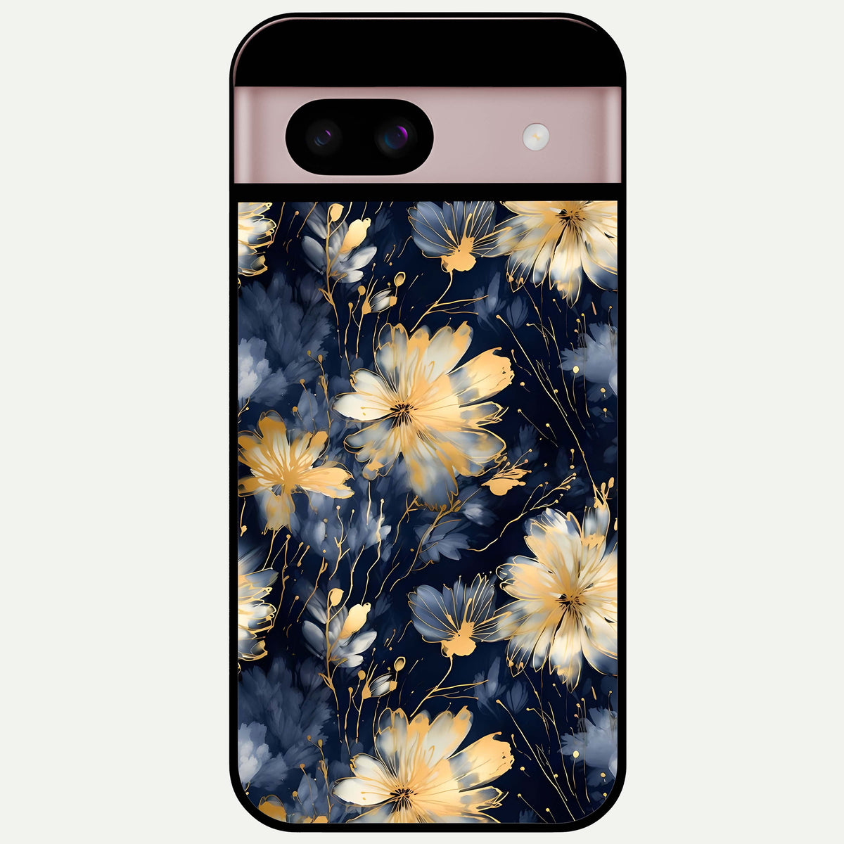 Royal Petal Dream Glass Case For Google Pixel 8 back cover – full design glossy printed glass finish