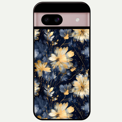  Royal Petal Dream Glass Case For Google Pixel 8 back cover – full design glossy printed glass finish