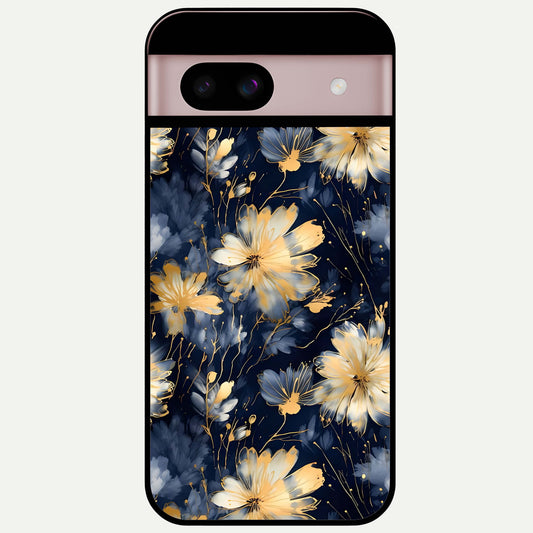  Royal Petal Dream Glass Case For Google Pixel 8 back cover – full design glossy printed glass finish