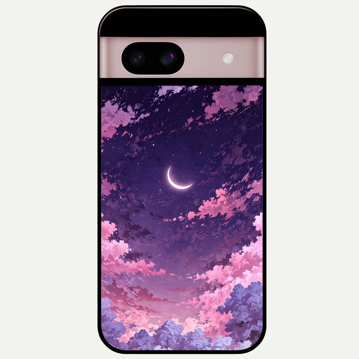  Sky Drift Clouds Glass Case For Google Pixel 8 back cover – full design glossy printed glass finish