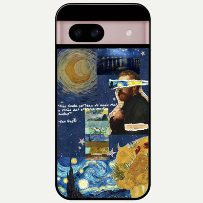  Starry Dream Vision Glass Case For Google Pixel 8 back cover – full design glossy printed glass finish