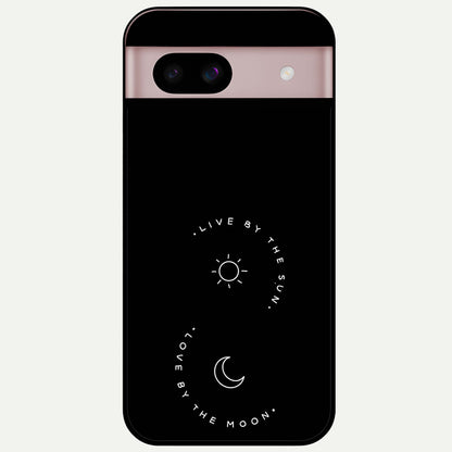  Sunflower Cat Art Glass Case For Google Pixel 8 back cover – full design glossy printed glass finish