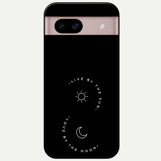  Sunflower Cat Art Glass Case For Google Pixel 8 back cover – full design glossy printed glass finish