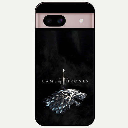 Throne Wolf Legacy Glass Case For Google Pixel 8 back cover – full design glossy printed glass finish
