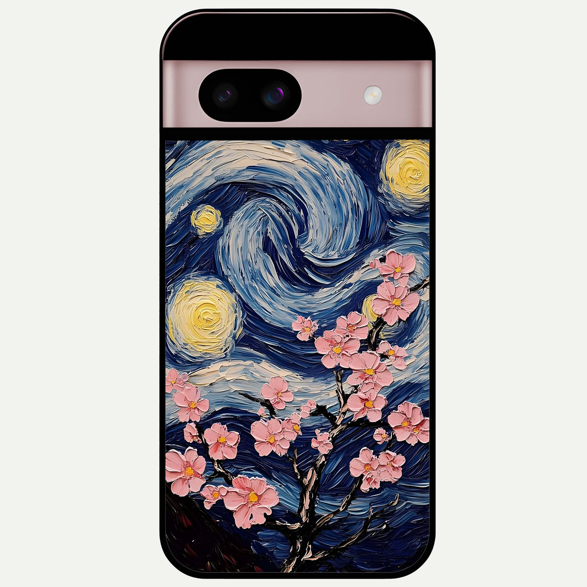  Van Gogh Scenery Glass Case For Google Pixel 8 back cover – full design glossy printed glass finish