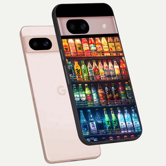  Colorfull Tree phone case For Google Pixel 8 showing premium glass back cover with detailed artwork