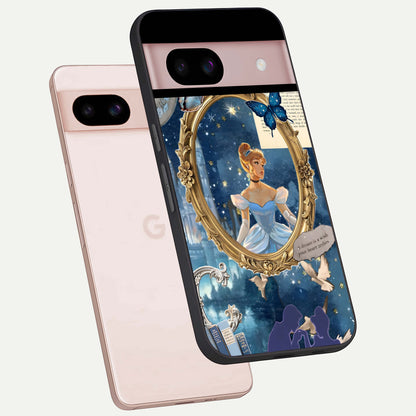  Midnight Queen phone case For Google Pixel 8 showing premium glass back cover with detailed artwork
