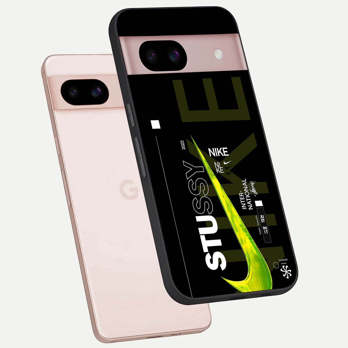  Neon Street Edition phone case For Google Pixel 8 showing premium glass back cover with detailed artwork