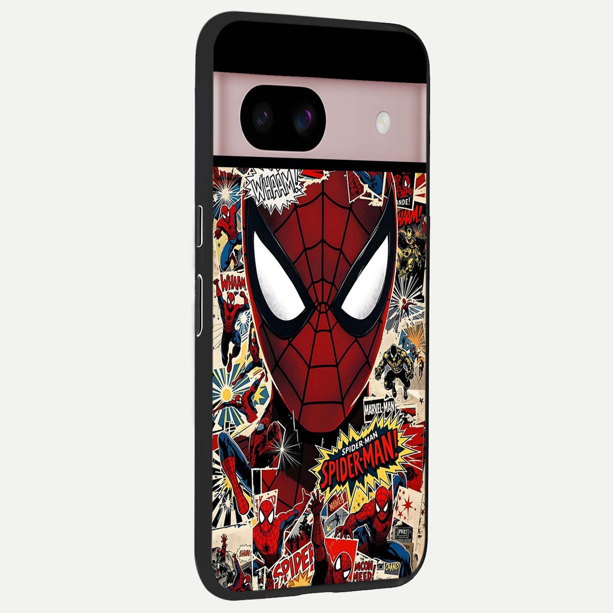  Aesthetic Wonder Spider back cover For Google Pixel 8 slim fit glass case with vibrant aesthetic design