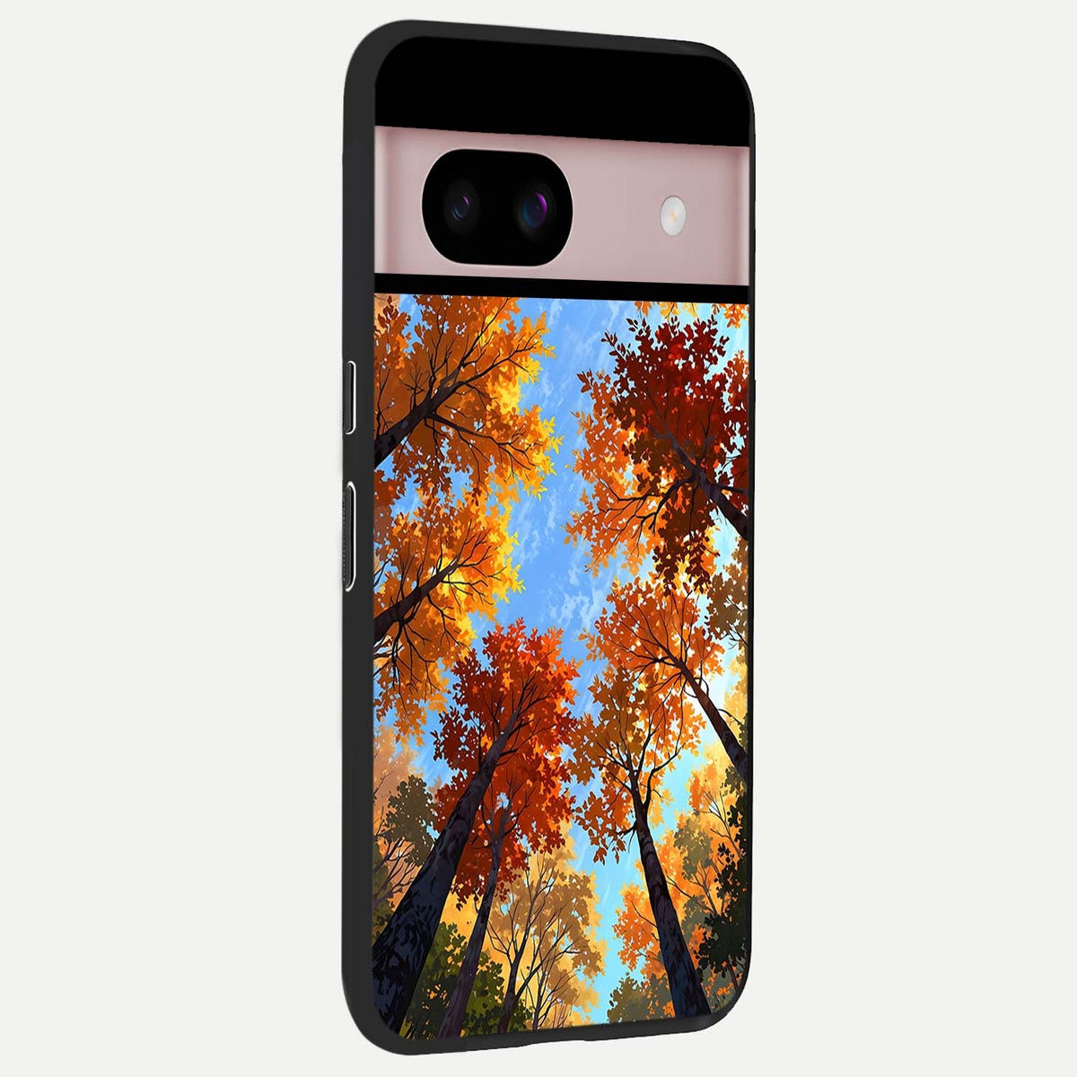  Autumn Sky Rise back cover For Google Pixel 8 slim fit glass case with vibrant aesthetic design