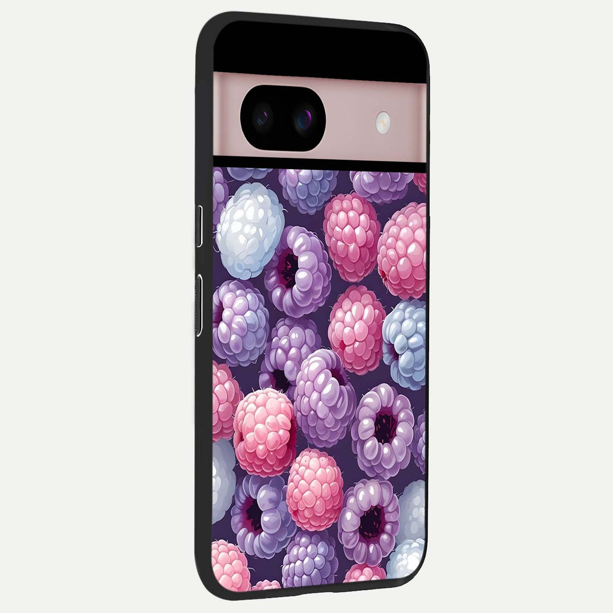  Berry Candy Pop back cover For Google Pixel 8 slim fit glass case with vibrant aesthetic design