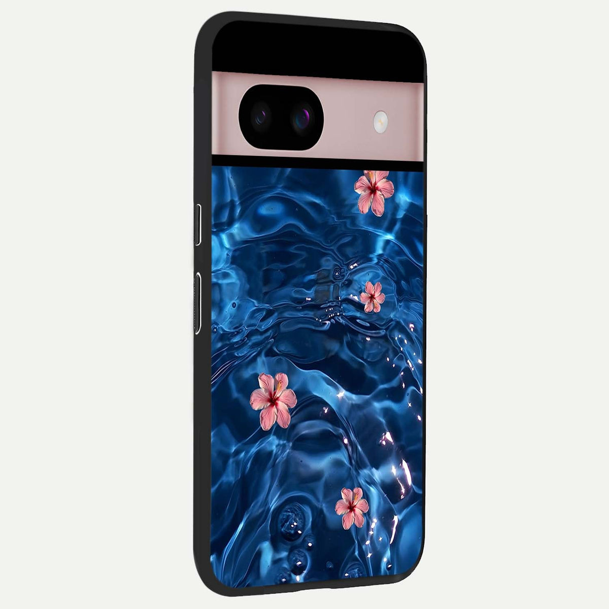  Bloom Thread Art back cover For Google Pixel 8 slim fit glass case with vibrant aesthetic design