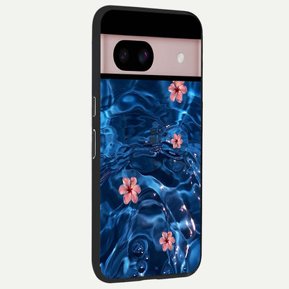  Bloom Thread Art back cover For Google Pixel 8 slim fit glass case with vibrant aesthetic design