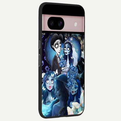  Butterfly Ghost Soul back cover For Google Pixel 8 slim fit glass case with vibrant aesthetic design