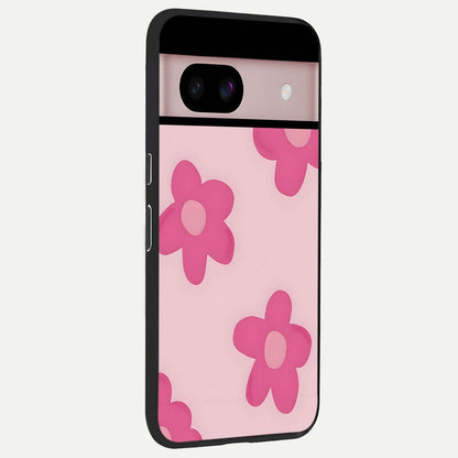  Candy Bloom Dreams back cover For Google Pixel 8 slim fit glass case with vibrant aesthetic design