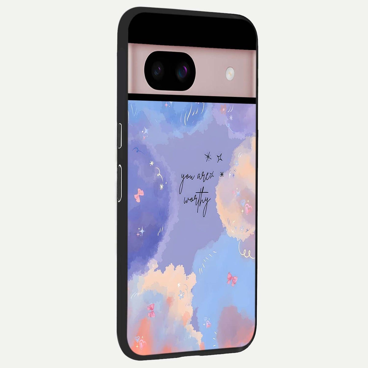  Celestial Cloud Magic back cover For Google Pixel 8 slim fit glass case with vibrant aesthetic design