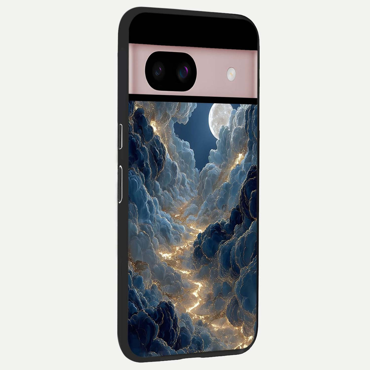  Celestial Cloud Road back cover For Google Pixel 8 slim fit glass case with vibrant aesthetic design