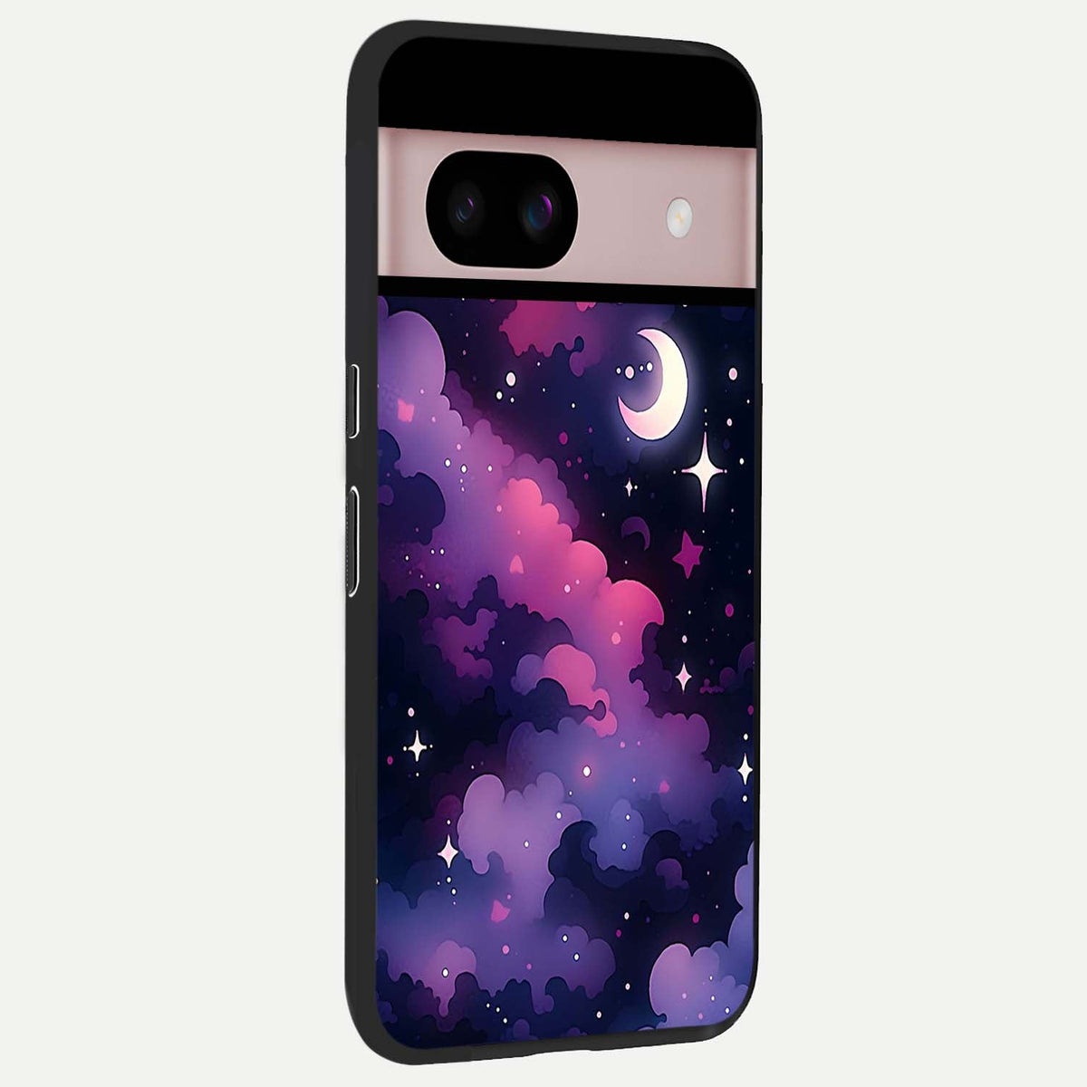  Celestial Moon Magic back cover For Google Pixel 8 slim fit glass case with vibrant aesthetic design