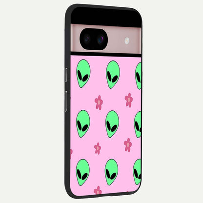  Cosmic Cute Crush back cover For Google Pixel 8 slim fit glass case with vibrant aesthetic design