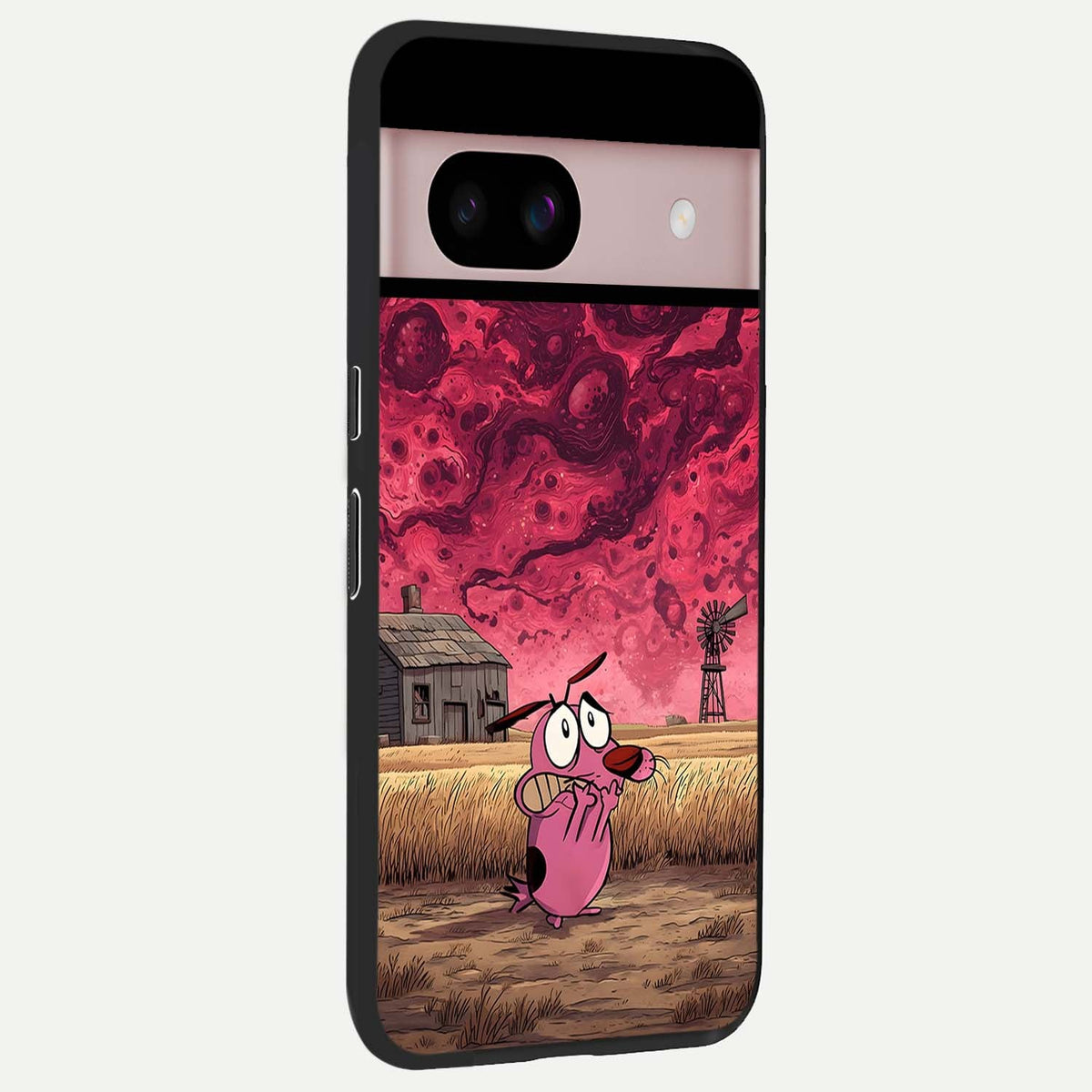  Courage Under Sky back cover For Google Pixel 8 slim fit glass case with vibrant aesthetic design