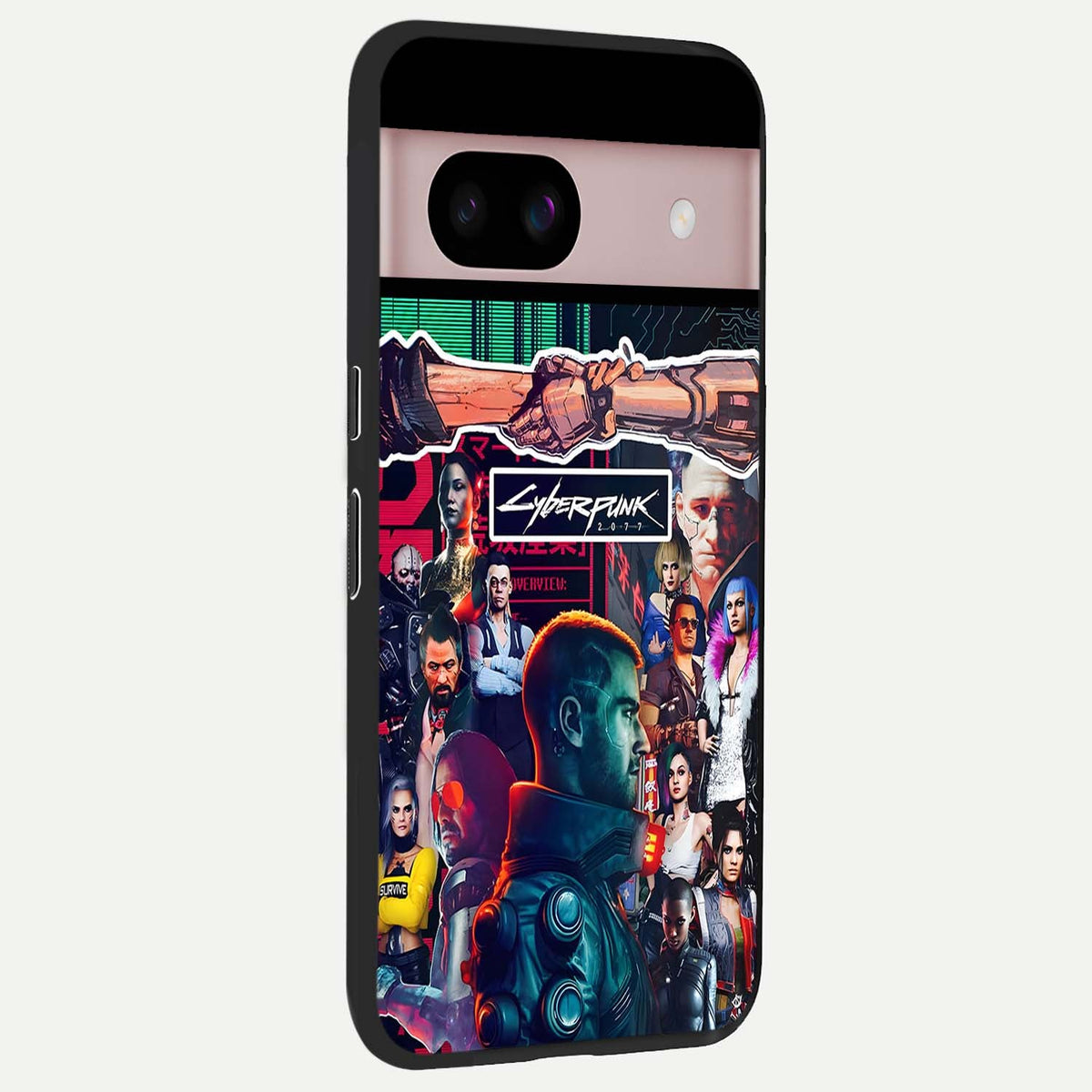  CYBERPUNK Legacy back cover For Google Pixel 8 slim fit glass case with vibrant aesthetic design