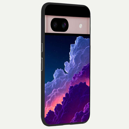  Dreamy Cloud Skies back cover For Google Pixel 8 slim fit glass case with vibrant aesthetic design