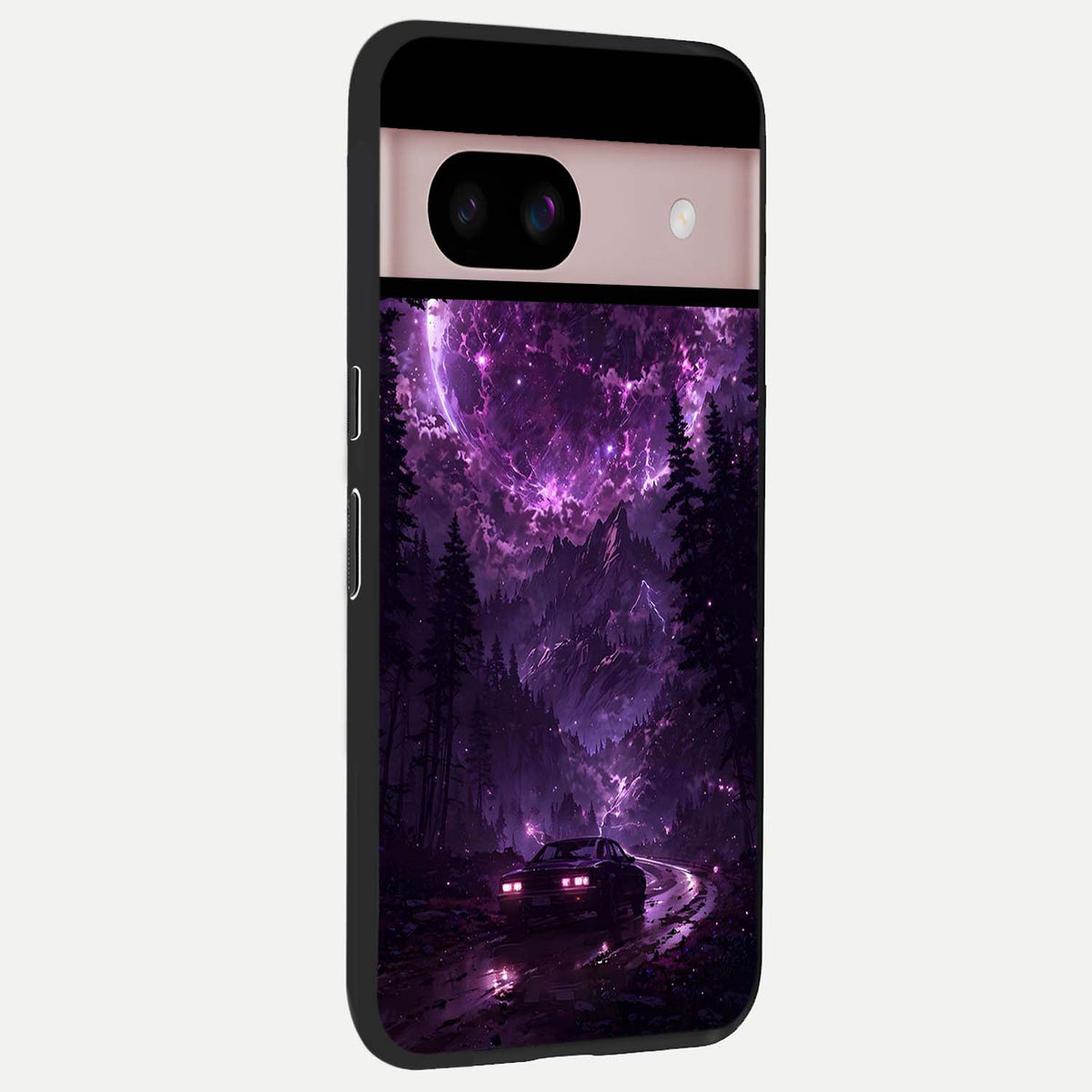  Eternal Cosmic Drive back cover For Google Pixel 8 slim fit glass case with vibrant aesthetic design