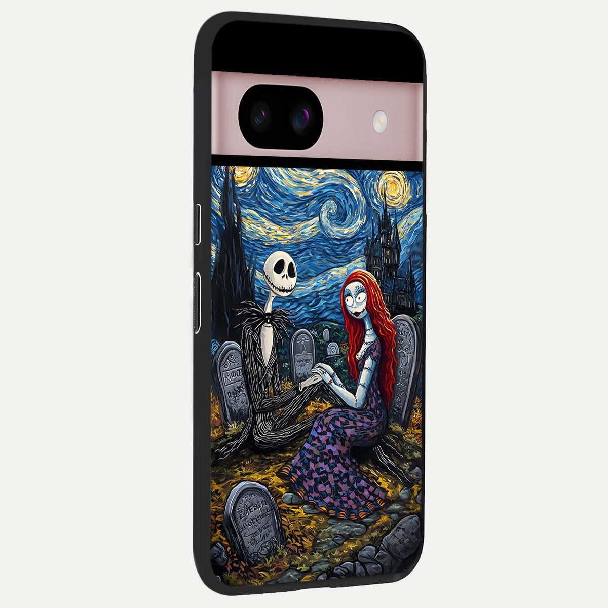  Eternal Night Love back cover For Google Pixel 8 slim fit glass case with vibrant aesthetic design