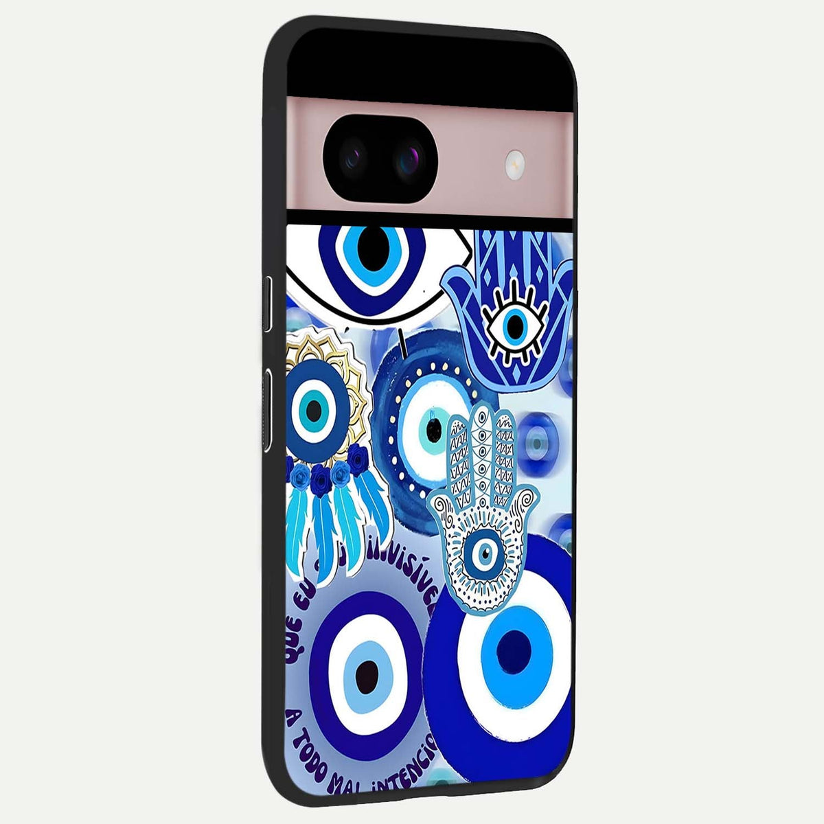  Evil Eyes Dream back cover For Google Pixel 8 slim fit glass case with vibrant aesthetic design