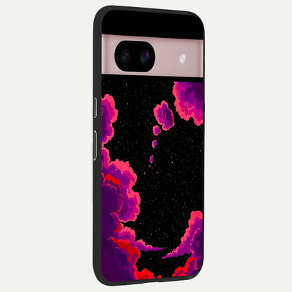  Galaxy Dream Frame back cover For Google Pixel 8 slim fit glass case with vibrant aesthetic design