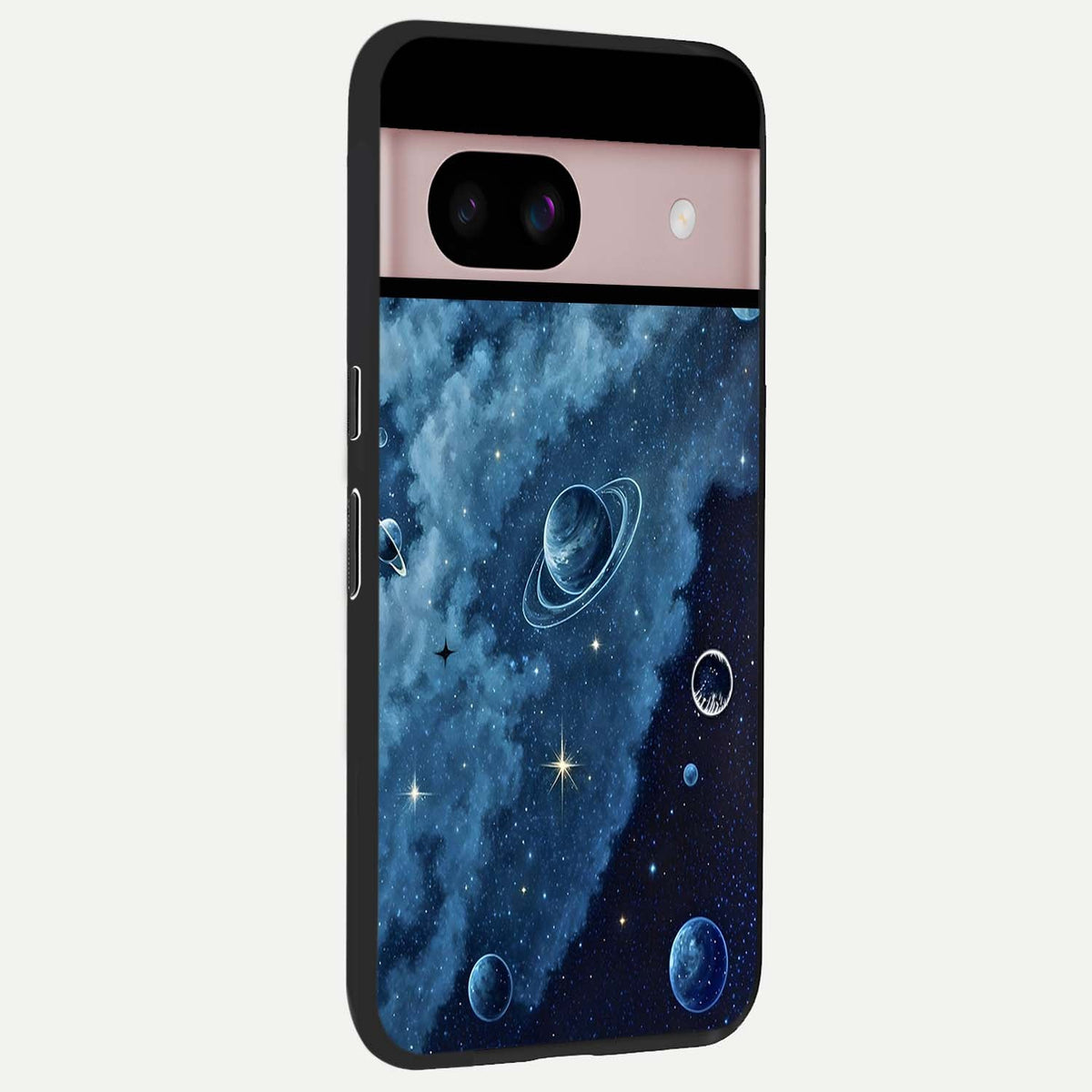  Galaxy Dream Space back cover For Google Pixel 8 slim fit glass case with vibrant aesthetic design