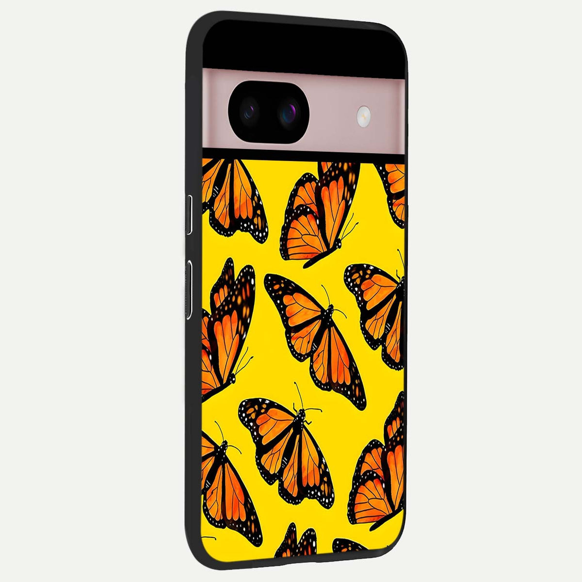  Golden Wing Flight back cover For Google Pixel 8 slim fit glass case with vibrant aesthetic design