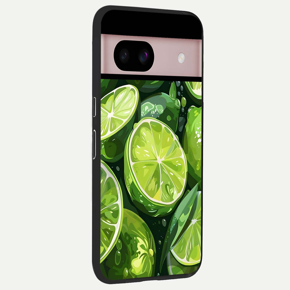  Green Kawasaki back cover For Google Pixel 8 slim fit glass case with vibrant aesthetic design