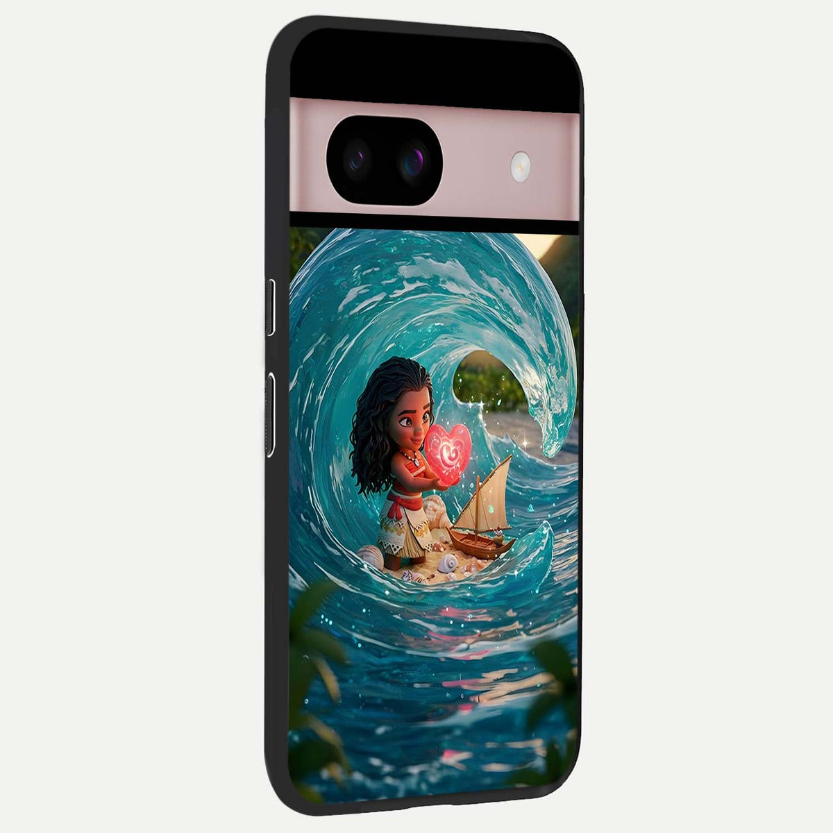  Heart of Ocean back cover For Google Pixel 8 slim fit glass case with vibrant aesthetic design