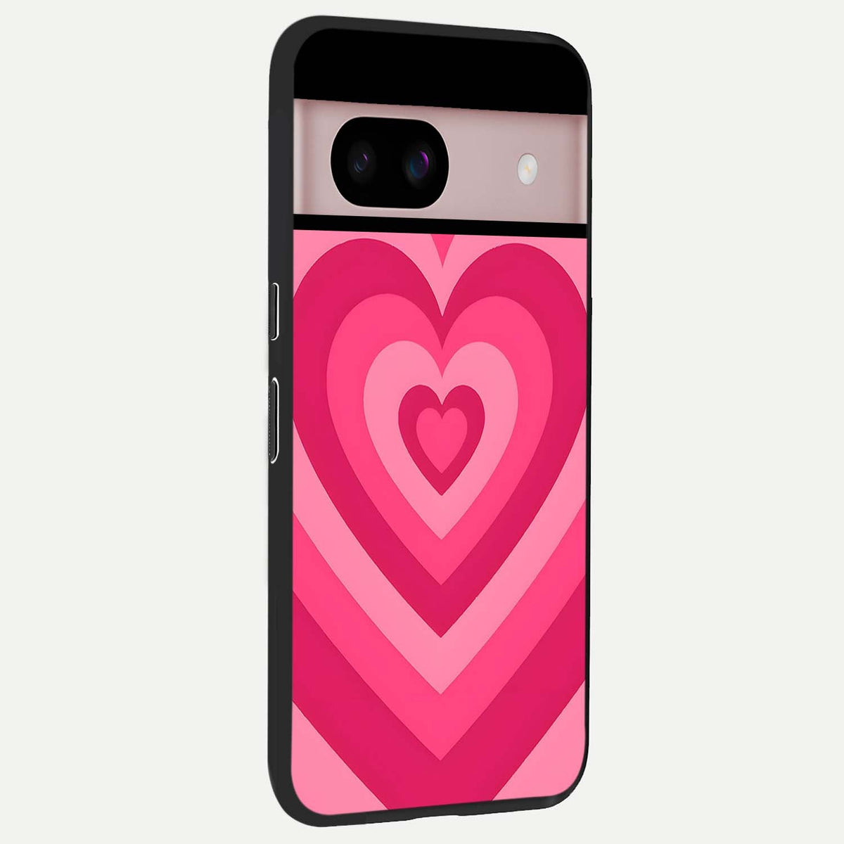  Layered Love Hearts back cover For Google Pixel 8 slim fit glass case with vibrant aesthetic design