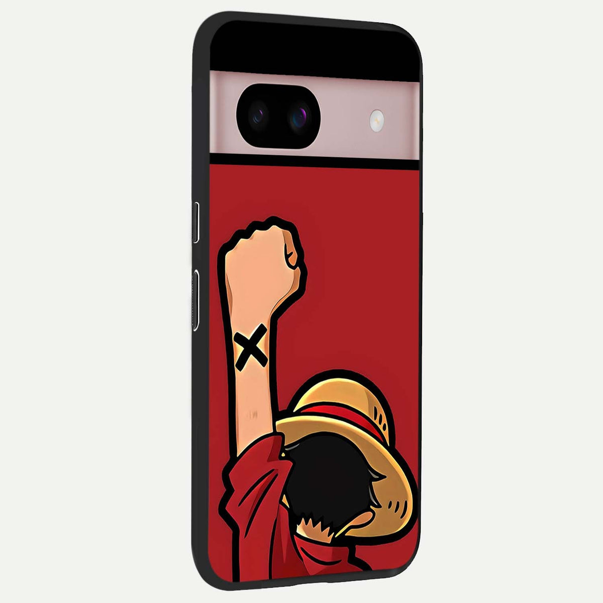  Luffy X Spirit back cover For Google Pixel 8 slim fit glass case with vibrant aesthetic design
