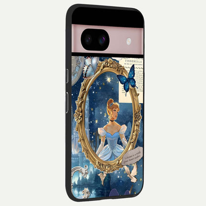  Midnight Queen back cover For Google Pixel 8 slim fit glass case with vibrant aesthetic design