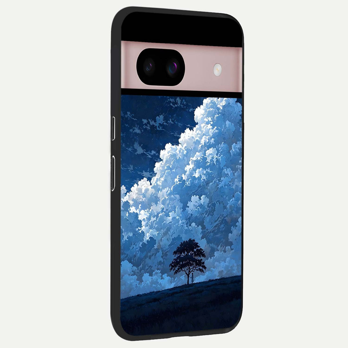  Midnight Sky Serenity back cover For Google Pixel 8 slim fit glass case with vibrant aesthetic design