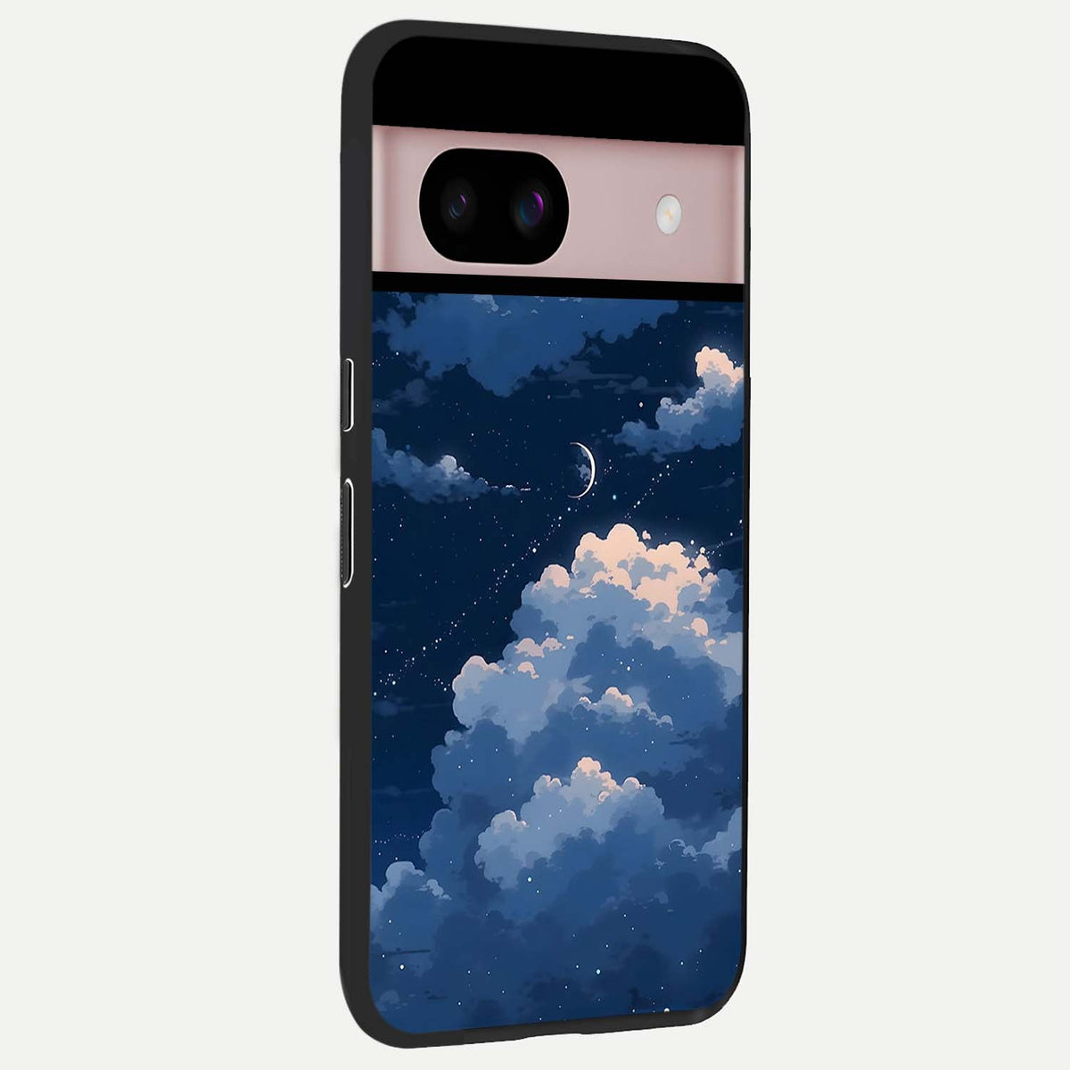  Moon Dream Haze back cover For Google Pixel 8 slim fit glass case with vibrant aesthetic design