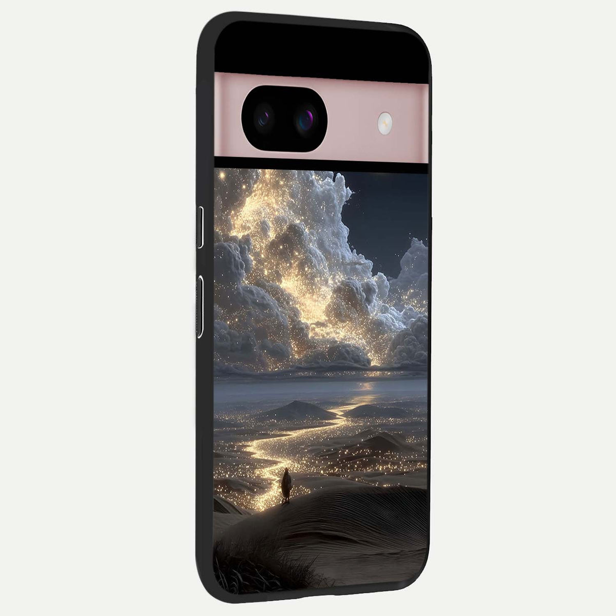  Moonlight Spark Path back cover For Google Pixel 8 slim fit glass case with vibrant aesthetic design