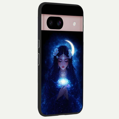  Mystic Moon Queen back cover For Google Pixel 8 slim fit glass case with vibrant aesthetic design