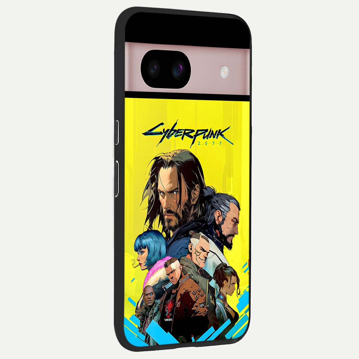  Neon Rebel Genesis back cover For Google Pixel 8 slim fit glass case with vibrant aesthetic design