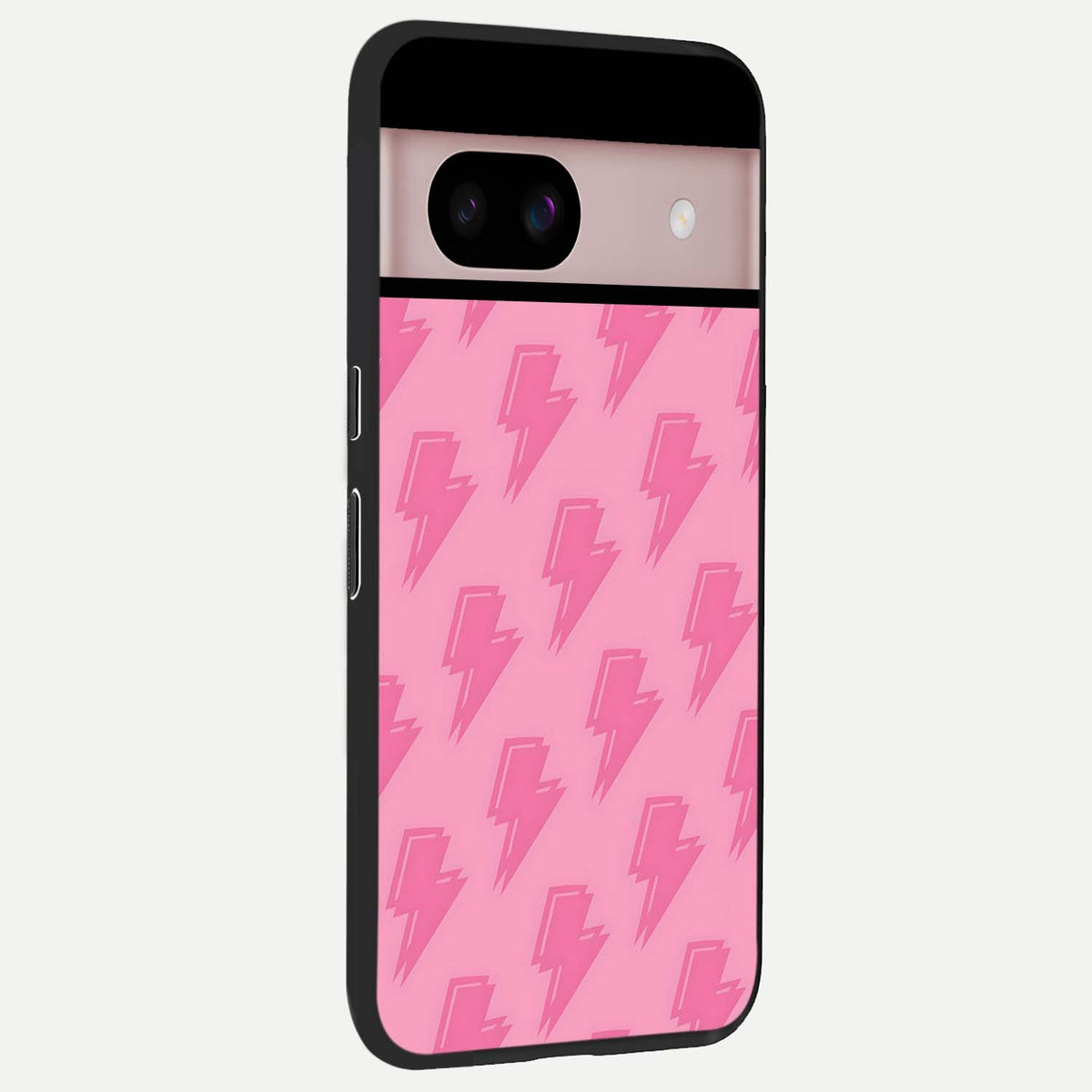  Pink Moo Magic back cover For Google Pixel 8 slim fit glass case with vibrant aesthetic design