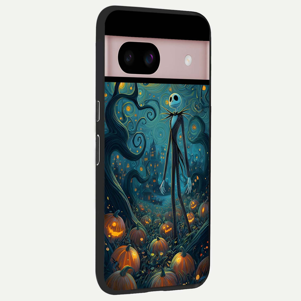  Pumpkin Moonlight Tale back cover For Google Pixel 8 slim fit glass case with vibrant aesthetic design
