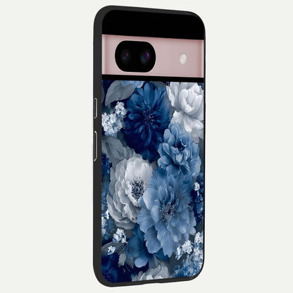  Royal Bloom Garden back cover For Google Pixel 8 slim fit glass case with vibrant aesthetic design