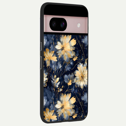  Royal Petal Dream back cover For Google Pixel 8 slim fit glass case with vibrant aesthetic design