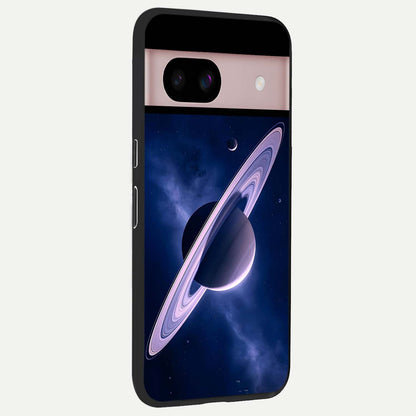  Saturn Ring Mystique back cover For Google Pixel 8 slim fit glass case with vibrant aesthetic design